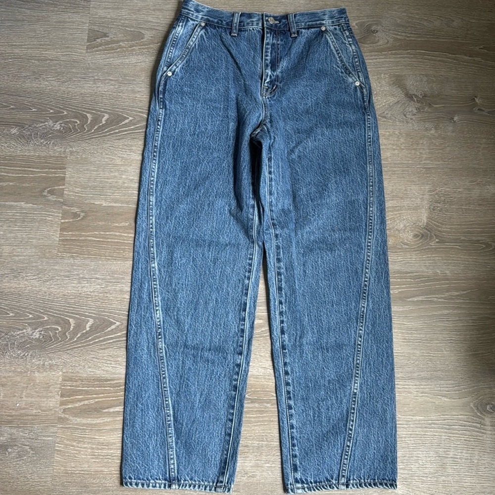 NEW Madewell Baggy Straight Jean 27 - Picture 3 of 15